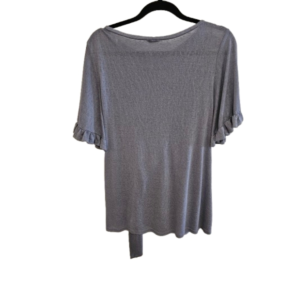 Sun & Moon Blue Front-Tie Top - Picture 3 of 4